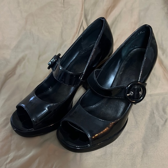 Rampage Shoes - Rampage Marry Jane Patent Leather Heels Size 6